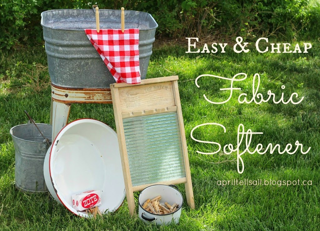 Easy and Cheap Fabric Softener