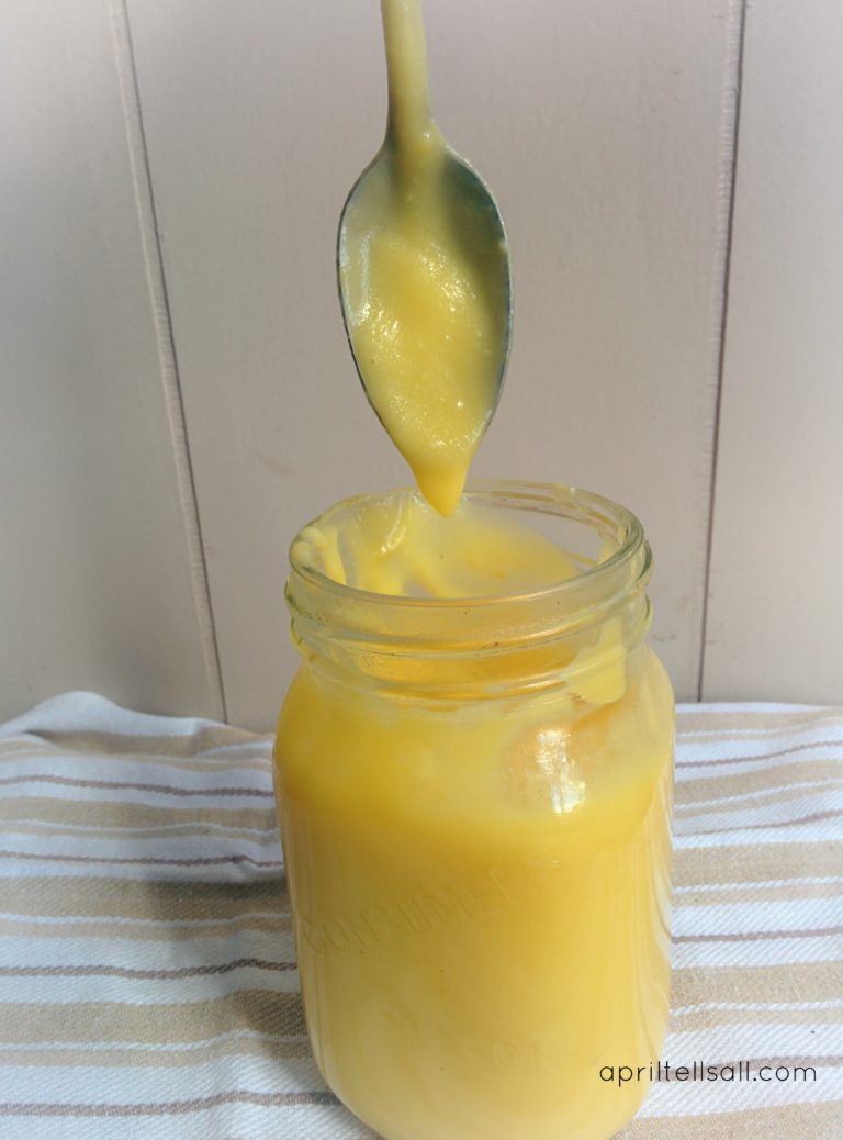 Whole Egg Lemon Curd {Honey Sweetened}