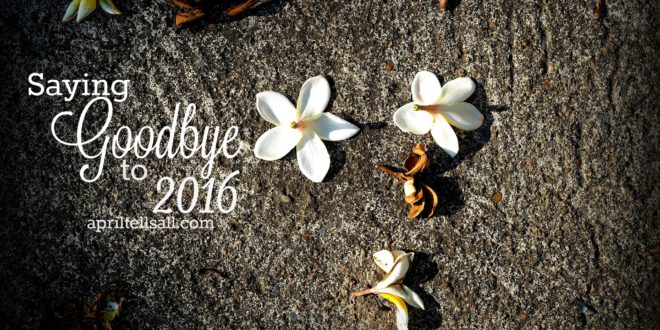 Saying Goodbye to 2016